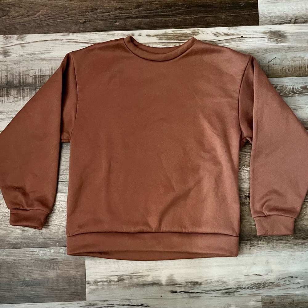 ✰ Super Comfy Shein Brown Pullover Sweatshirt ✰
